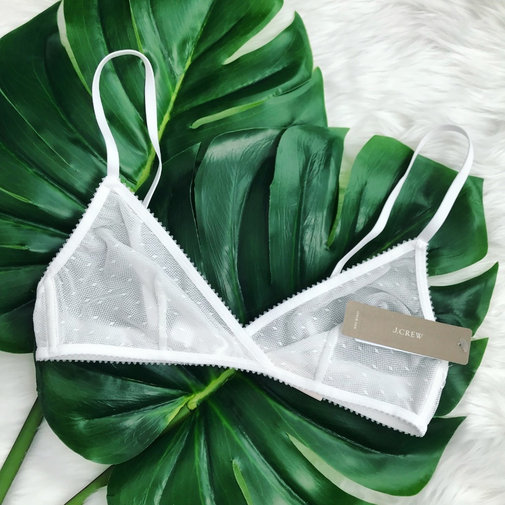 NWT J. Crew Point D'Esprit French Bralette